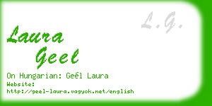 laura geel business card